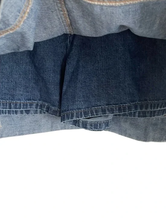 Sonoma Life and Style Vintage Denim Jean Skirt With Built in Shorts Size 8 - Picture 3 of 5